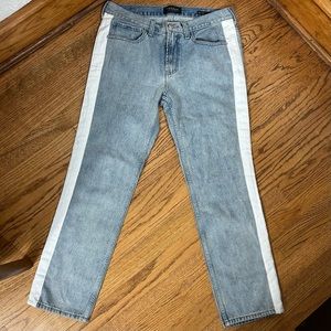 PacSun | Slim White Strip Jeans